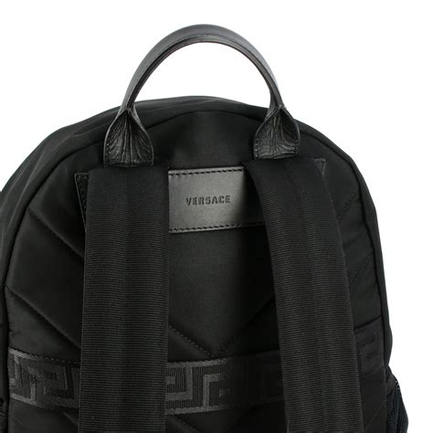 mens versace pouch|Versace summer backpack for men.